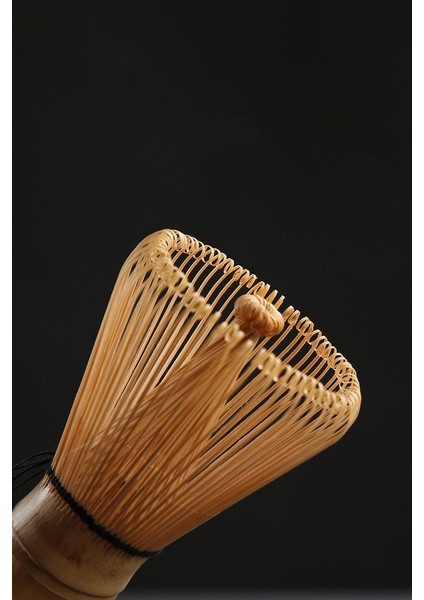 Bambu Matcha Çayı Karıştırıcı Fırça Bamboo Whisk Köpürtücü CIN578