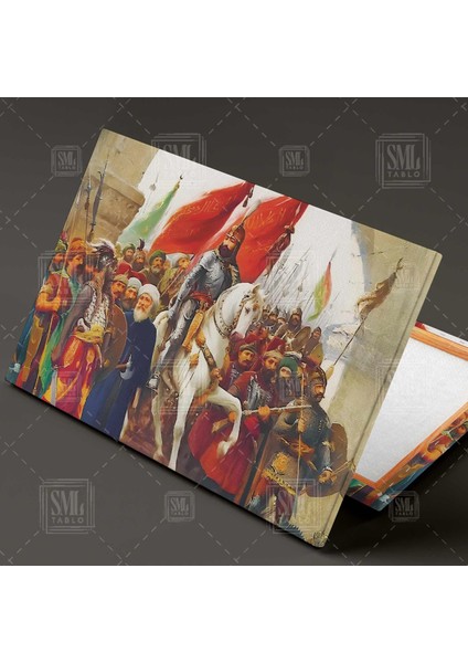 Istanbulun Fatihi Fatih Sultan Mehmetin Istabula Girişi Istanbulun Fethi 1453 Yatay Kanvas Tablo
