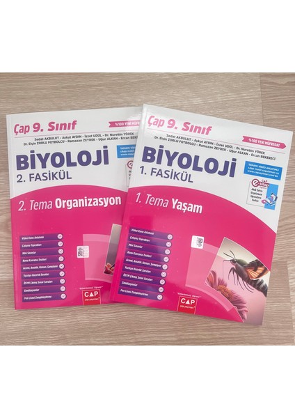 Çap Yayınları 9. Sınıf Biyoloji Set Fasikül (Yeni Müfredat)