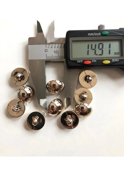 15 mm Gold Ayaklı Metalize Top Düğme(15 Adet) modelleri