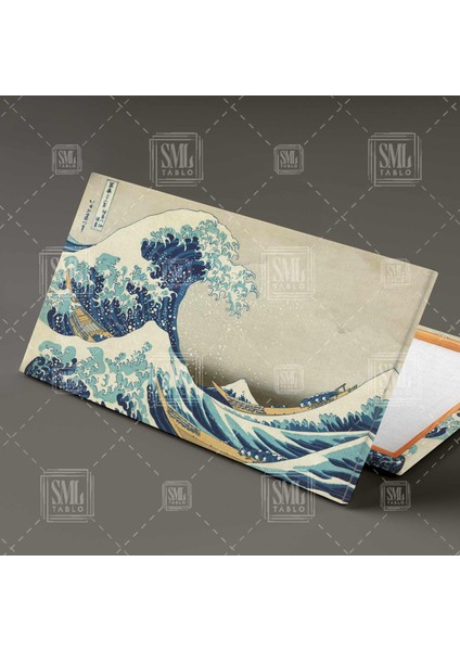 Kanagawa Oki Great Wave Japon Deniz Dalgası Katsushika Hokusai Enine Yatay Kanvas Tablo fiyatları