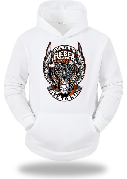 Motorcycles Kapşonlu Unisex Sweatshirt 264