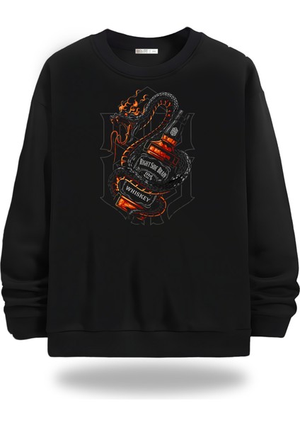 Motorcycles Bisiklet Yaka Unisex Sweatshirt 233