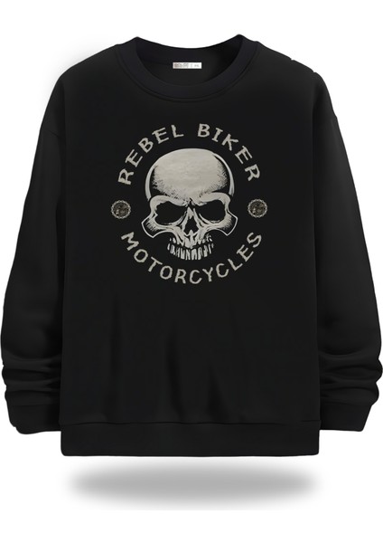 Motorcycles Bisiklet Yaka Unisex Sweatshirt 904