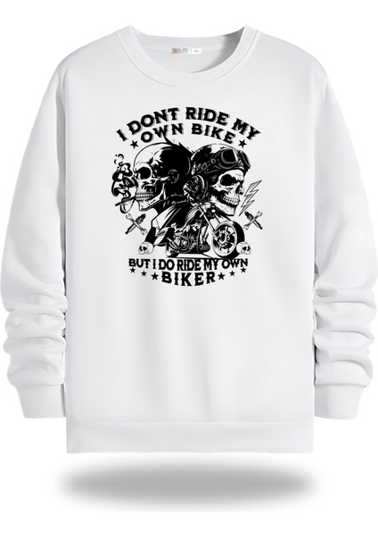 Motorcycles Bisiklet Yaka Unisex Sweatshirt 948