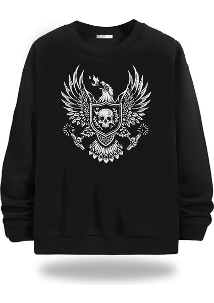Motorcycles Bisiklet Yaka Unisex Sweatshirt 77