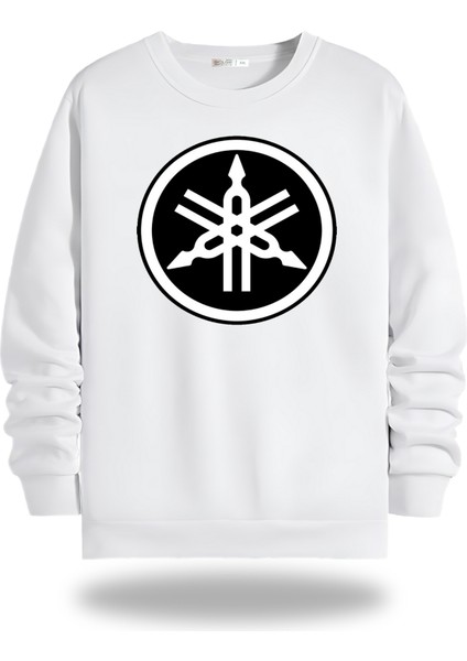 Motorcycles Bisiklet Yaka Unisex Sweatshirt 240
