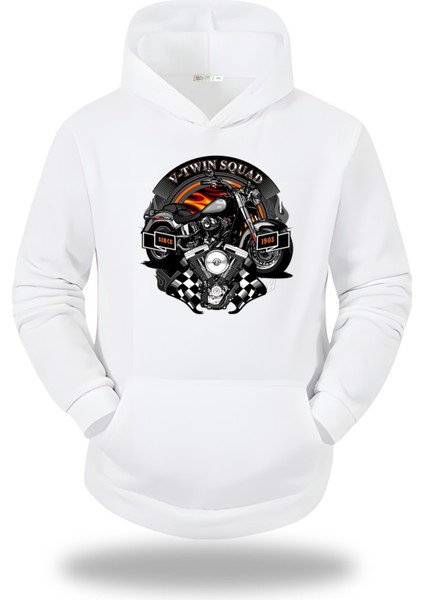 Motorcycles Kapşonlu Unisex Sweatshirt 184