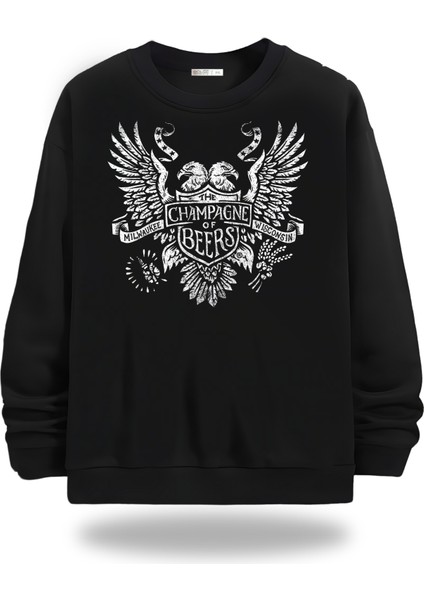 Motorcycles Bisiklet Yaka Unisex Sweatshirt 102
