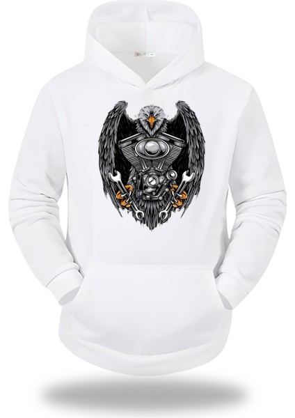 motorcycles Kapşonlu Unisex Sweatshirt 225