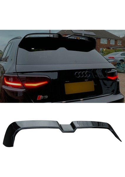 Audi a3 8v bagaj üstü spoiler pianoblack boyalı oettinger 2013 / 2020