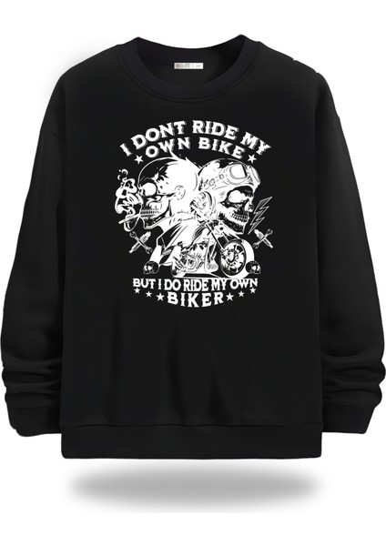 Motorcycles Bisiklet Yaka Unisex Sweatshirt 961