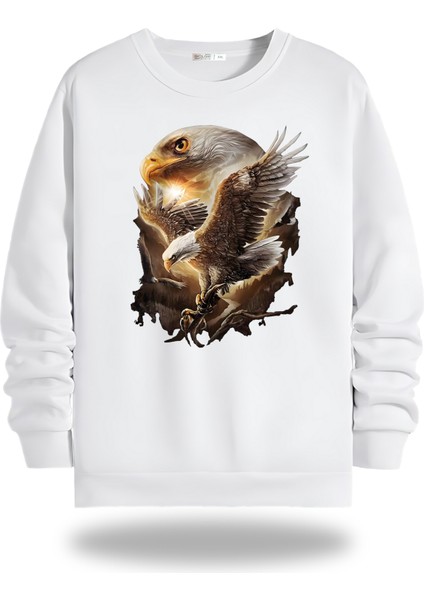 Motorcycles Bisiklet Yaka Unisex Sweatshirt 15