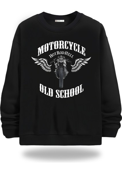 Motorcycles Bisiklet Yaka Unisex Sweatshirt 954