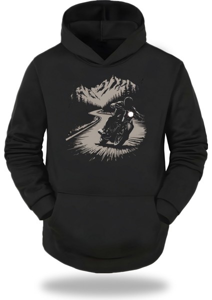 Motorcycles Kapşonlu Unisex Sweatshirt 21