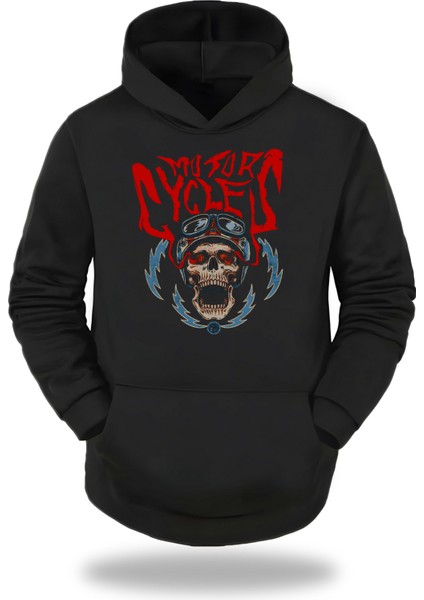 Motorcycles Kapşonlu Unisex Sweatshirt 877