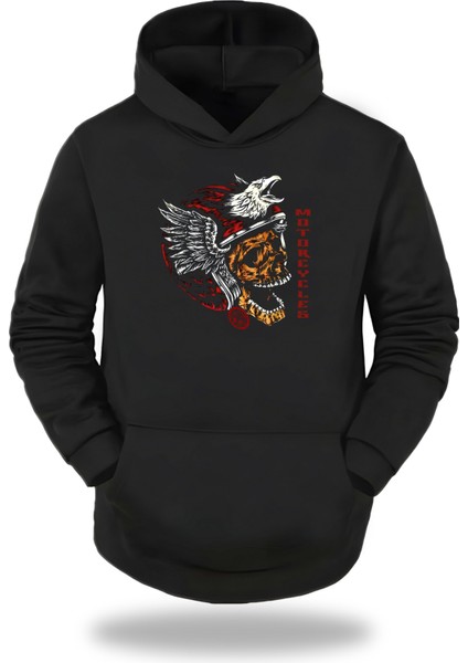 Motorcycles Kapşonlu Unisex Sweatshirt 900