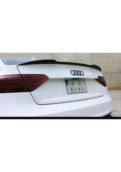 Audi a5 bagaj üstü spoiler pianoblack boyalı yarasa 2008 / 2015