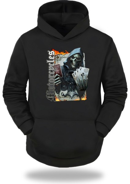 Motorcycles Kapşonlu Unisex Sweatshirt 930