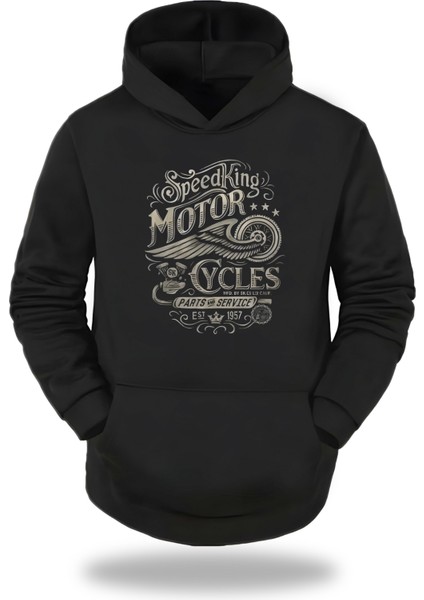 Motorcycles Kapşonlu Unisex Sweatshirt 909