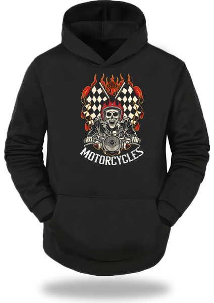 Motorcycles Kapşonlu Unisex Sweatshirt 927