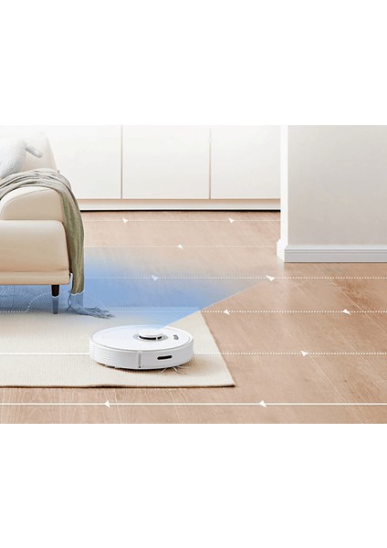Hepa Filtreli Premium 4200PA Ultra Emiş Gücü Robot Süpürge ve Paspas | Elektronik Paspaslama, 180Dk | Onerous Lambader Hediye