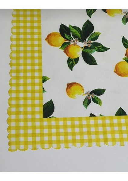 Baskılı Limon Desen Fiskos Örtüsü 95 X 95 Cm modelleri