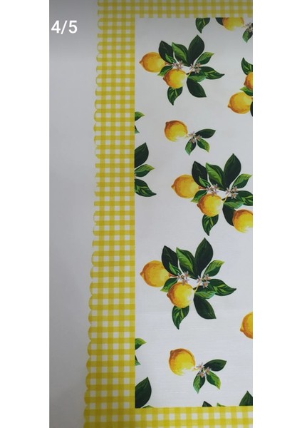 Baskılı Limon Desen Fiskos Örtüsü 95 X 95 Cm indirimleri