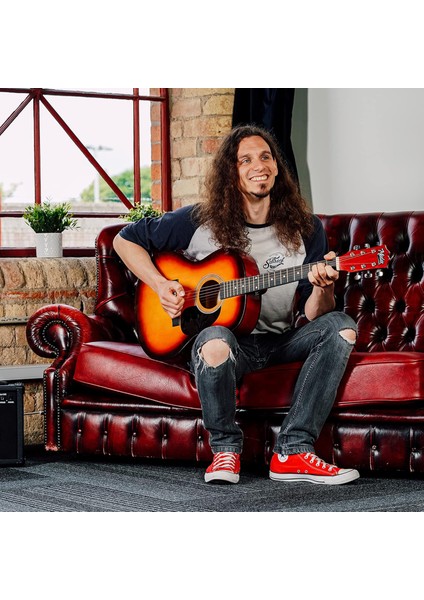 RG-550SB Pack Sunburs 40 İnç Akustik Gitar Seti 4/4 Yetişkin modelleri