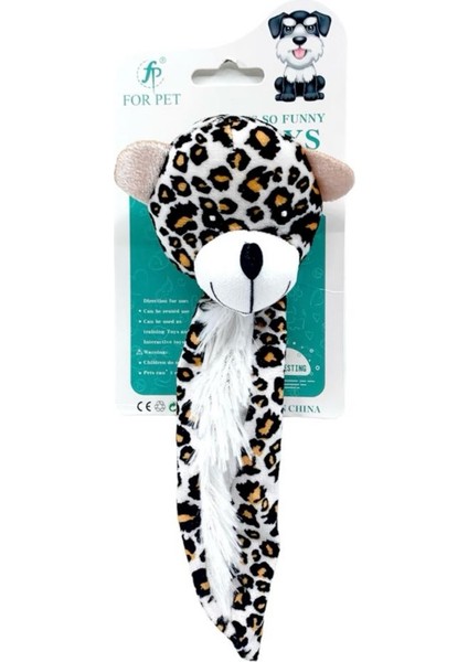 W563 Kedi ve Köpek Peluş Oyuncak Leopar 22CM