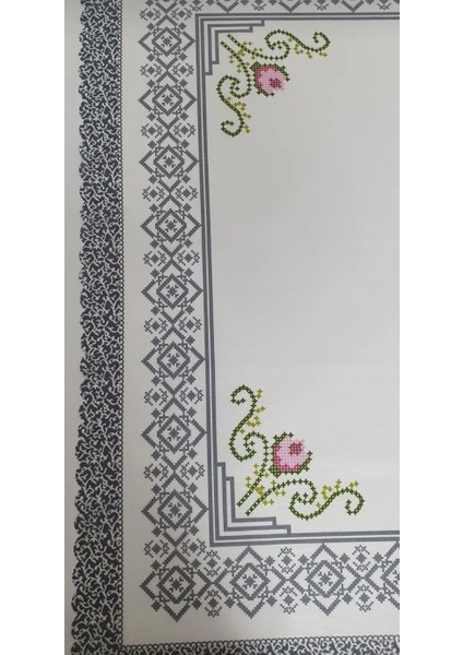 Lale Kanevice Desen Baskılı Fiskos Örtüsü 95x95 Cm indirimleri