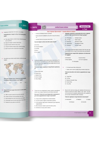 Periskop Yayınları 9.sınıf Coğrafya Soru Bankası