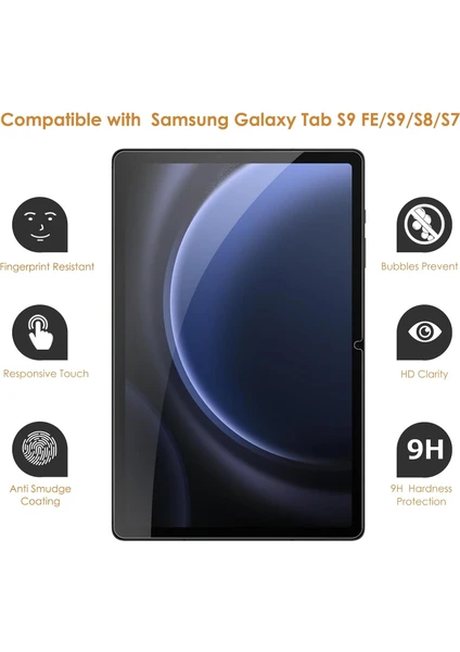 Samsung Galaxy Tab S9 Fe 11 Inç X510/X516/X517 9h Temperli Oleofobik Ekran Koruyucu