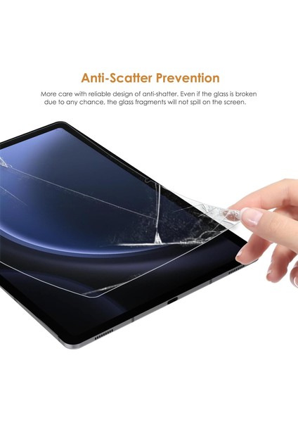 Samsung Galaxy Tab S10 Plus 12.4 Inç X820/X826/X827 9h Temperli Oleofobik Ekran Koruyucu