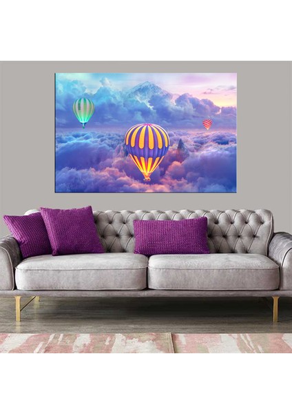 Dekoratif Baskı Balon Kanvas Tablo