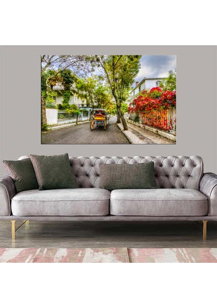 Dekoratif Baskı Fayton Kanvas Tablo