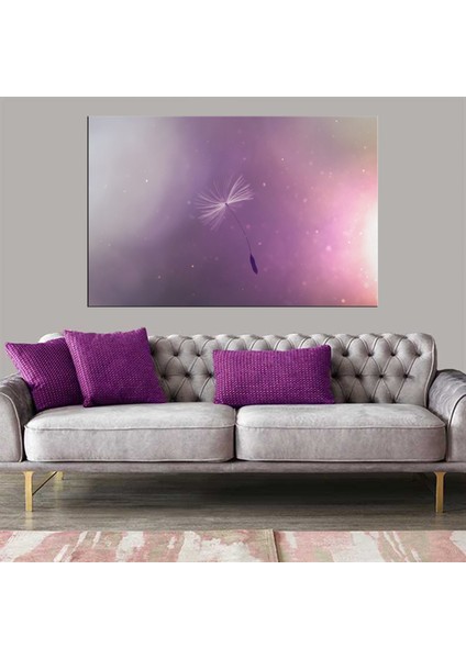 Dekoratif Baskı Karahindiba Kanvas Tablo