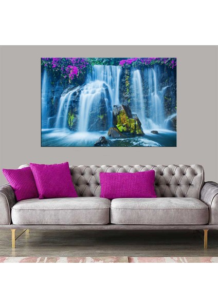 Dekoratif Baskı Şalale Kanvas Tablo