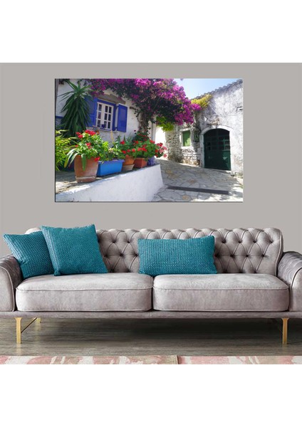 Dekoratif Baskı Avlu Kanvas Tablo