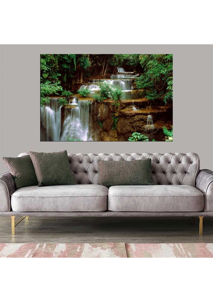 Dekoratif Baskı Şalale Kanvas Tablo