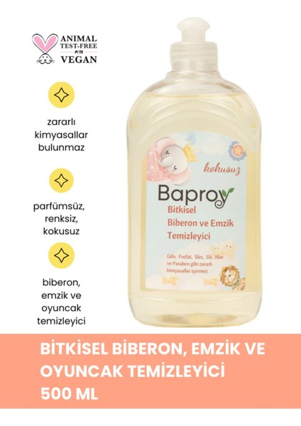 Biberon ve Emzik Temizleyici 500 ml