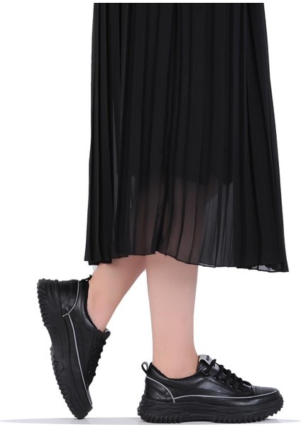 K108950 Siyah Exclusıve Kadın Kışlık Casual Ayakkabı