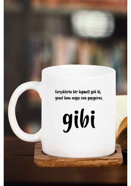 Gibi Dizisi Tasarımlı Özel Kupa