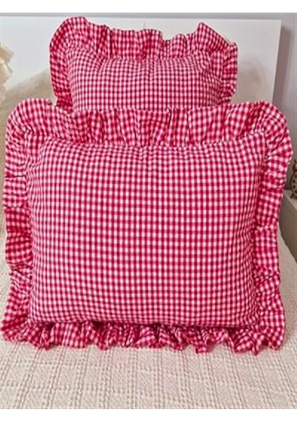 Bonibon Serisi Fırfırlı Pötikare Kırlent