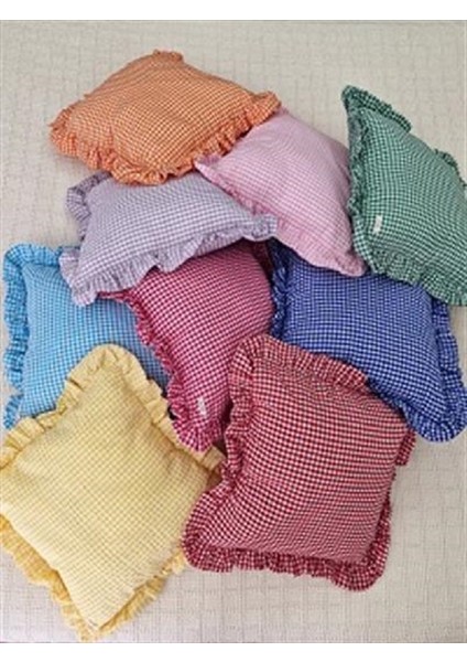 Bonibon Serisi Fırfırlı Pötikare Kırlent fiyatları