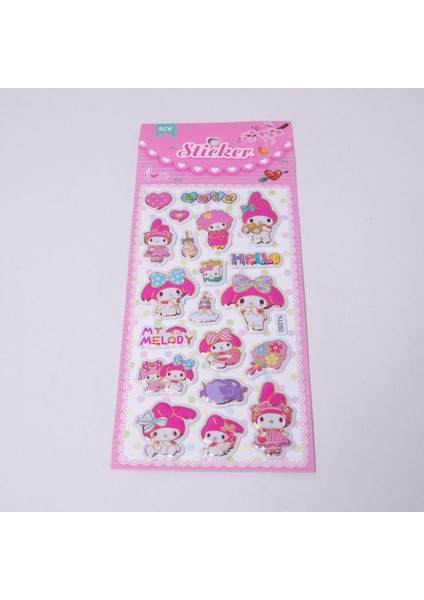 Sanrio My Melody Sticker Kabartmalı