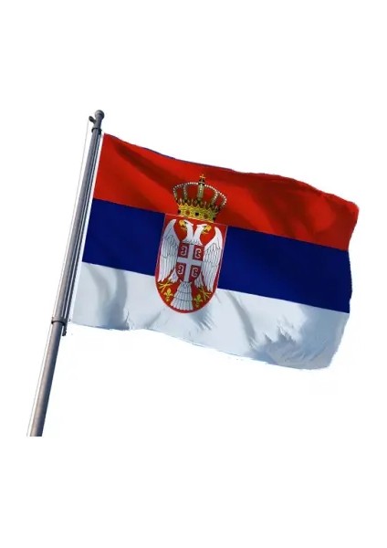 Sırbistan Bayrakları 30X45 cm