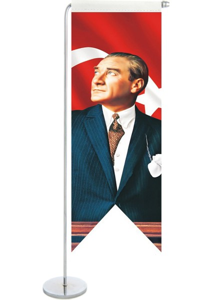 Kırlangıç Atatürk Masa Bayrağı (10'luk)