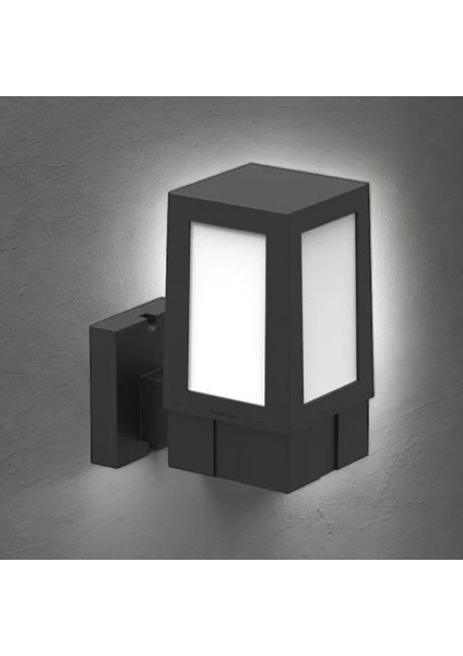 Elektrikle Çalışır, E27 Duy Modern Tasarım Bahçe Duvar Apliği, Duvar Armatürü, Balkon, Teras Apliği