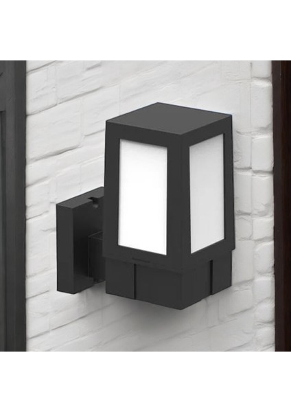 Elektrikle Çalışır, E27 Duy Modern Tasarım Bahçe Duvar Apliği, Duvar Armatürü, Balkon, Teras Apliği